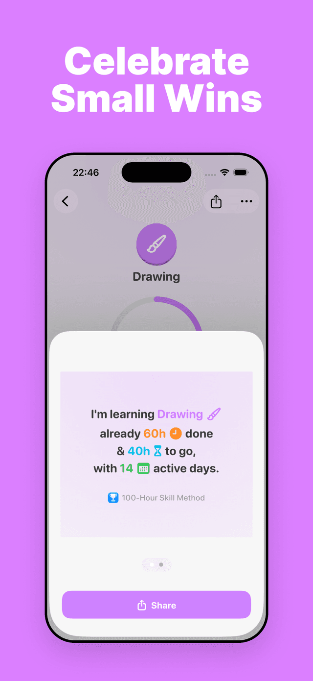 Celebrate small wins